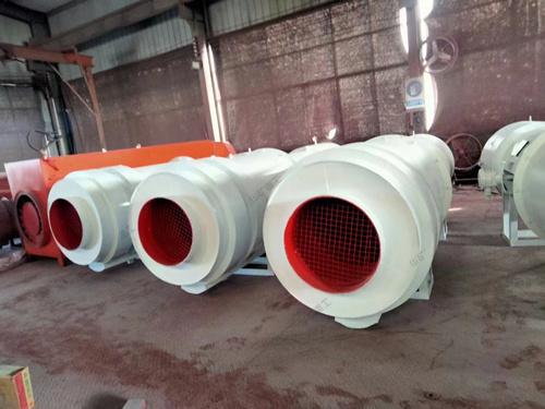 華礦集團(tuán)一批礦用除塵風(fēng)機發(fā)往江蘇